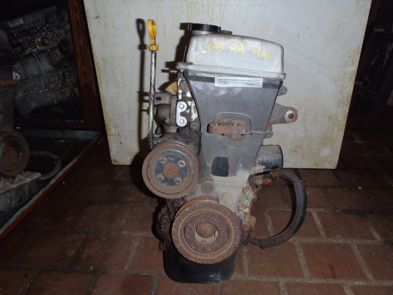 Motor 1.6i  kód 4A-FE