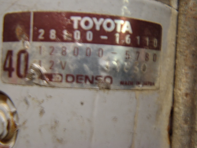 Startér Corolla 1.6i 1988-1992 01