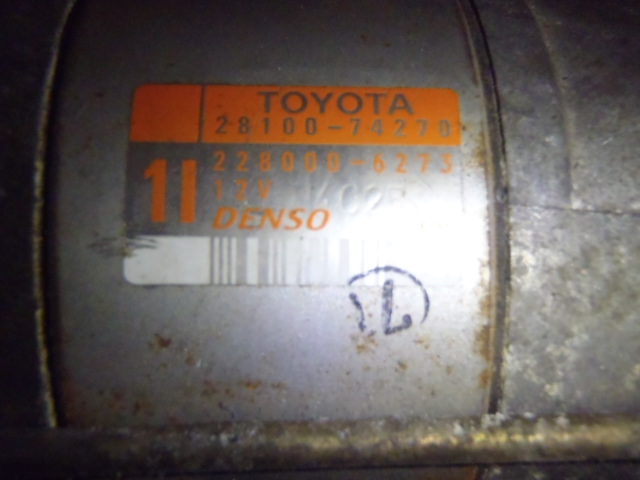 Startér RAV4 2.0 VVT-i 2000-2005