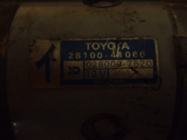 Startér Supra 3.0 1986-1993