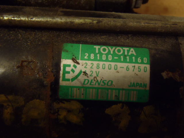 Startér Starlet 1.4i 1996-1999 01