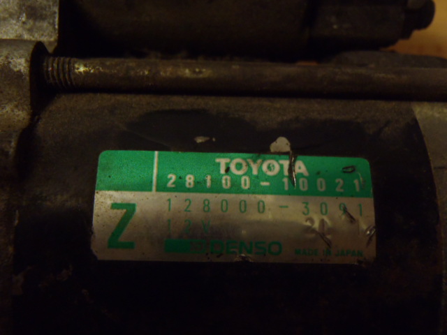 Startér Starlet 1.0i <-1992