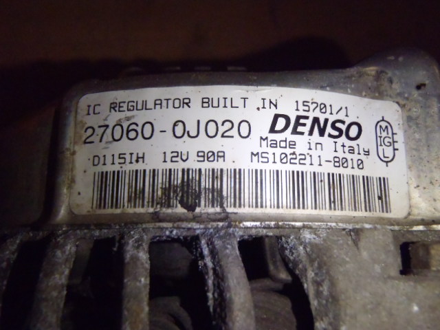 Alternátor Yaris 1.0 Fr