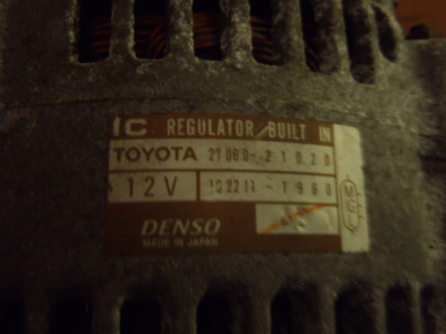 Alternátor Yaris Verso 1.3