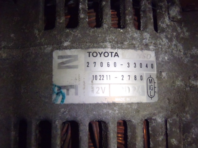 Alternátor Yaris 1.4 D4D