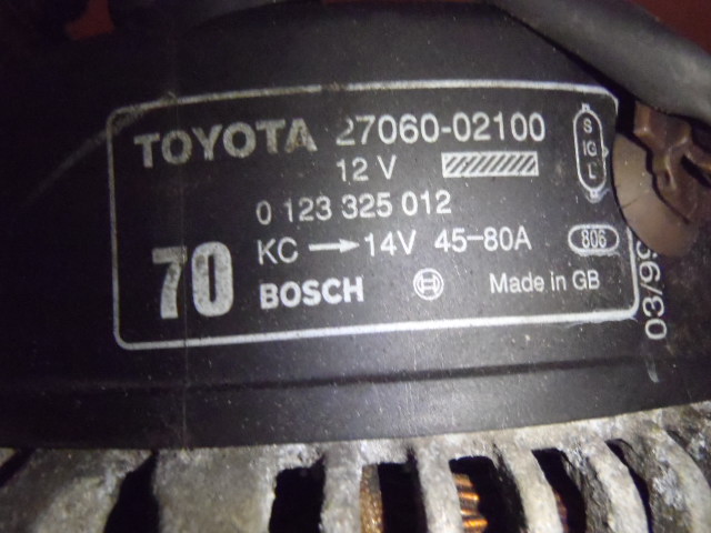 Alternátor Avensis 1.8i