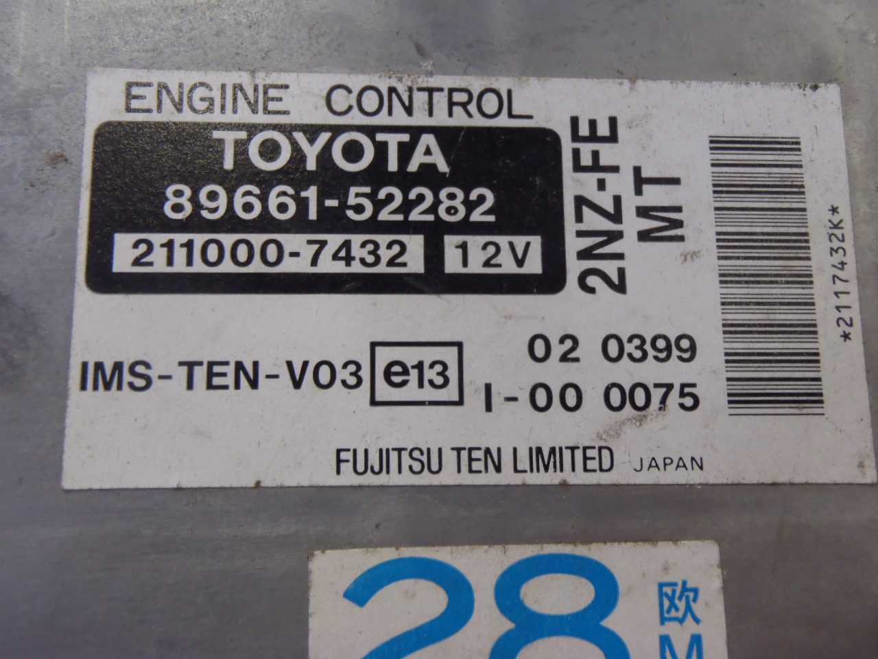 Řídící jednotka 1.3 VVT-i