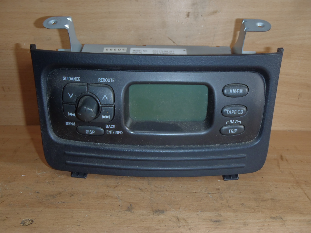 Ovládací panel k rádiu