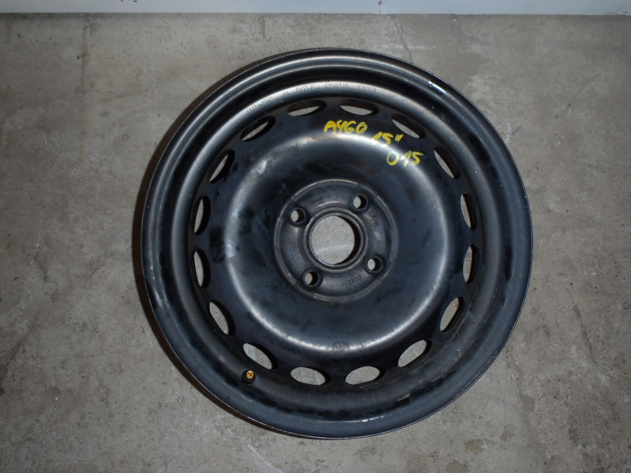 15" plech. disk - nový díl