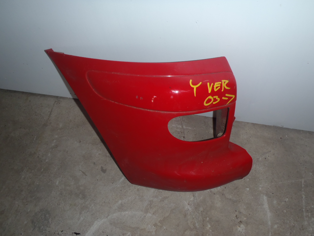 Levý roh nárazníku