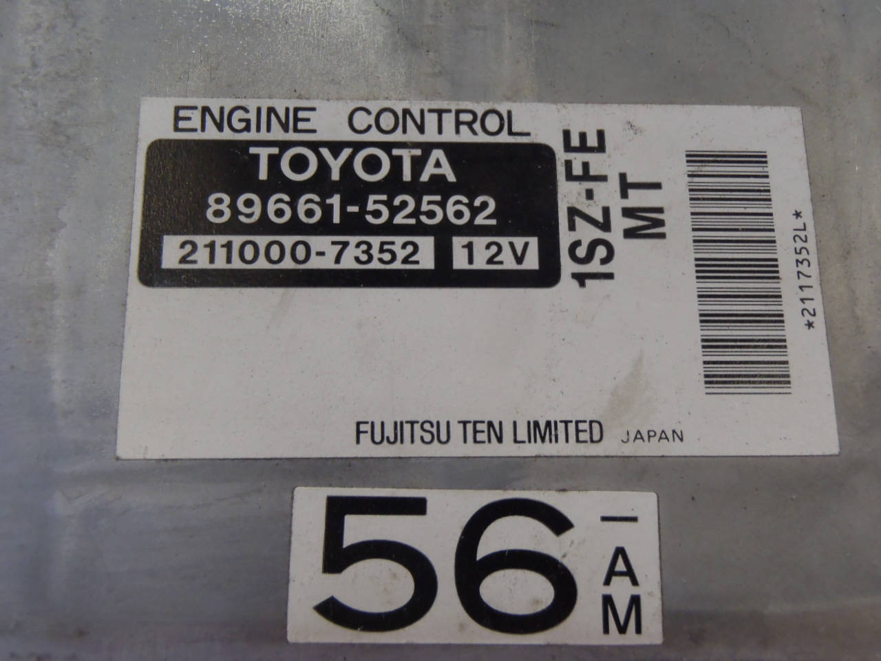 Řídící jednotka 1.0 VVT-i