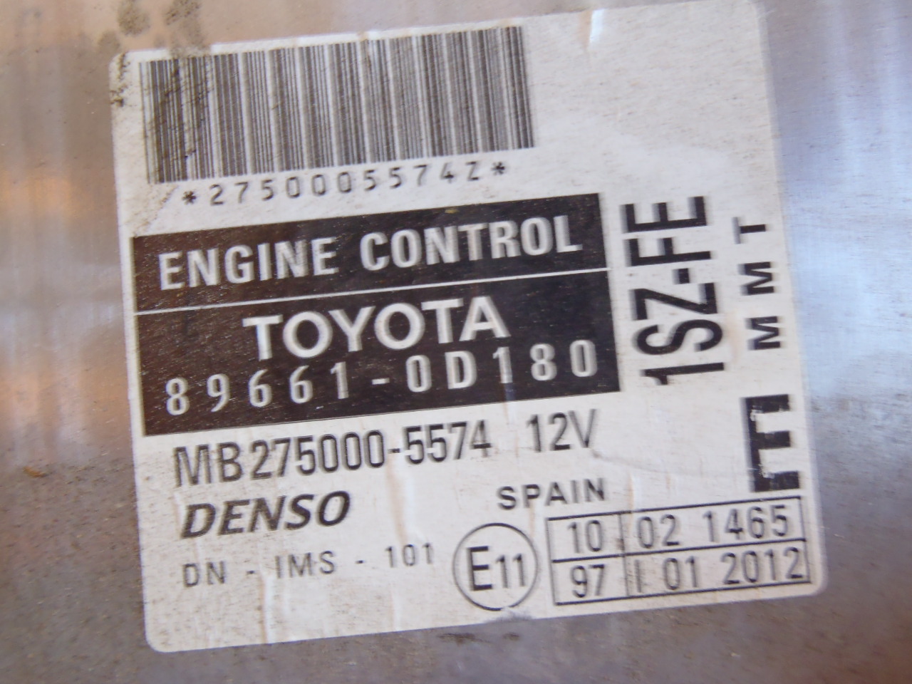 Řídící jednotka 1.0 VVT-i