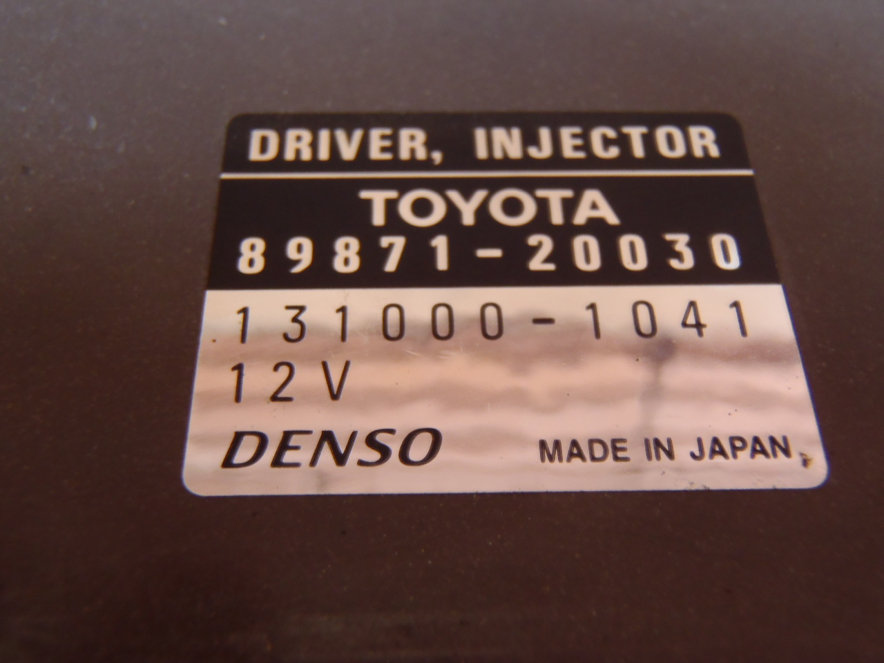 Driver injector 89871-20030