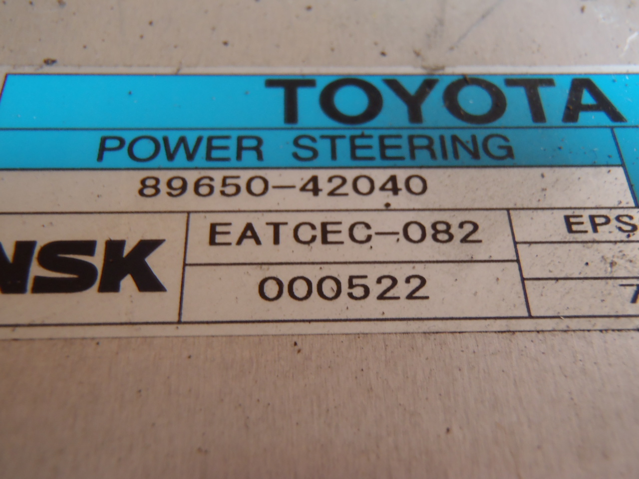 Power steering 89650-42040