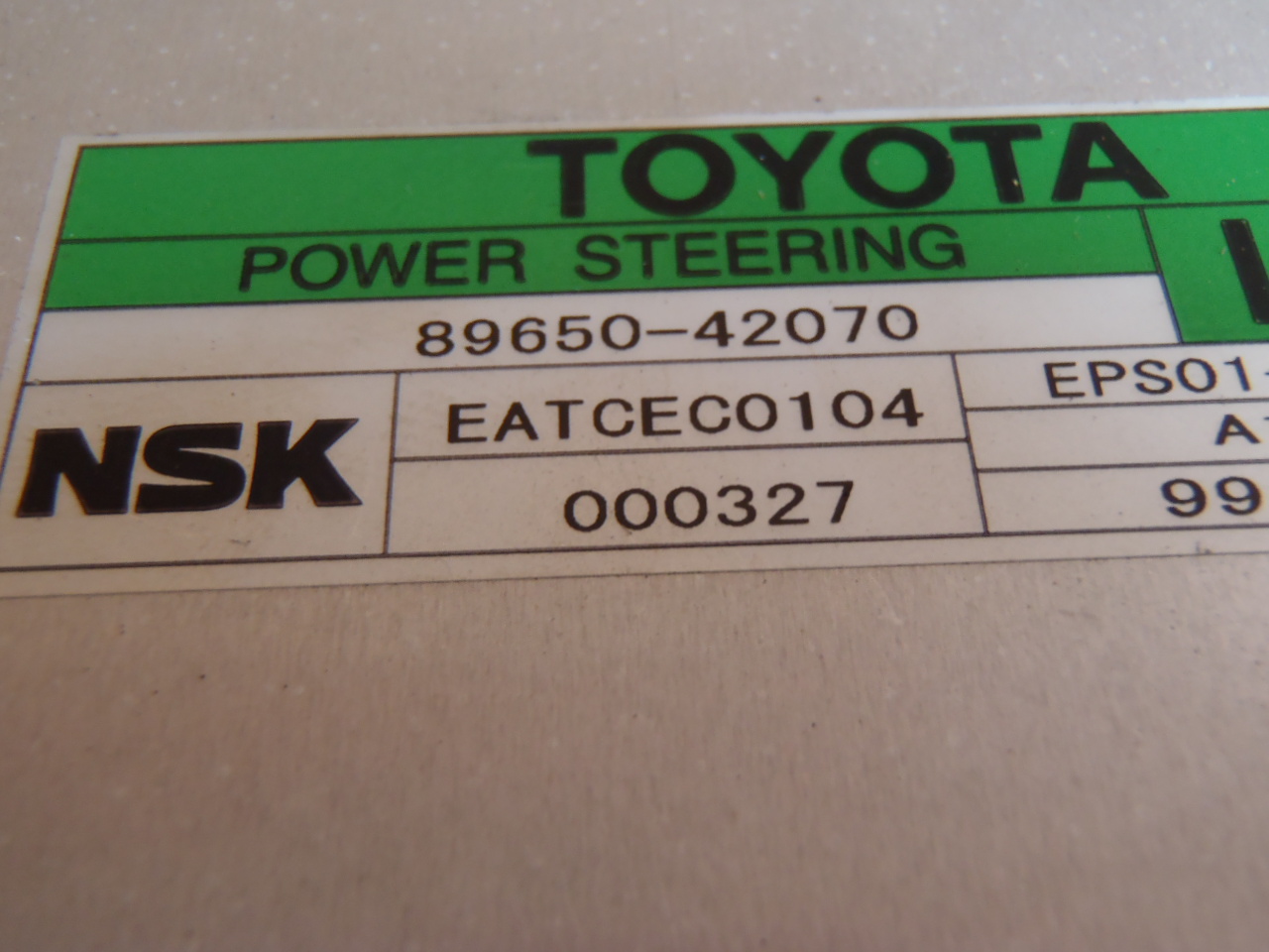 Power steering 89650-42070