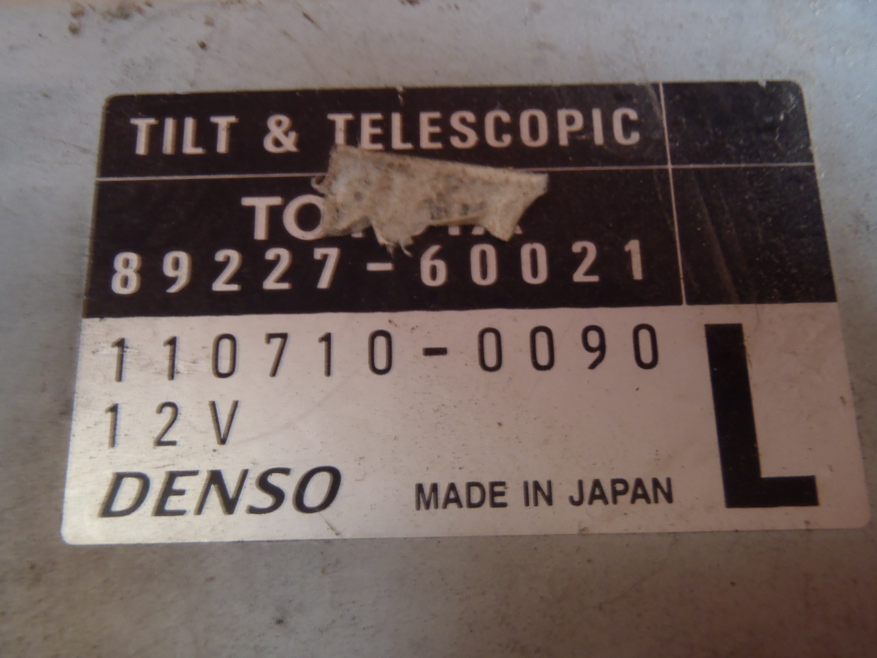 Tilt a telescopic 89227-60021