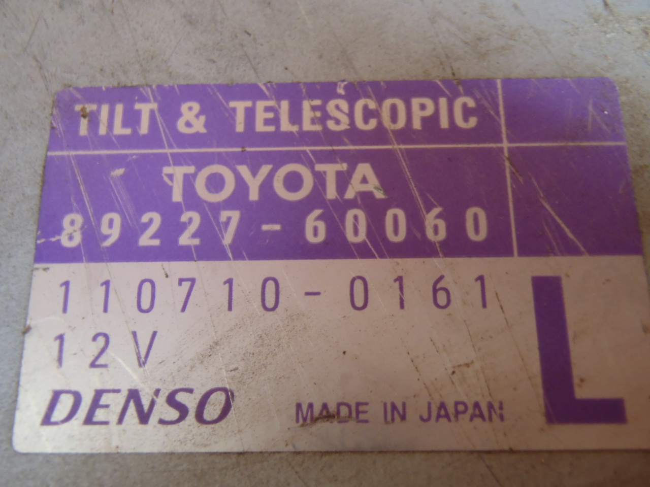 Tilt a telescopic 89227-60060