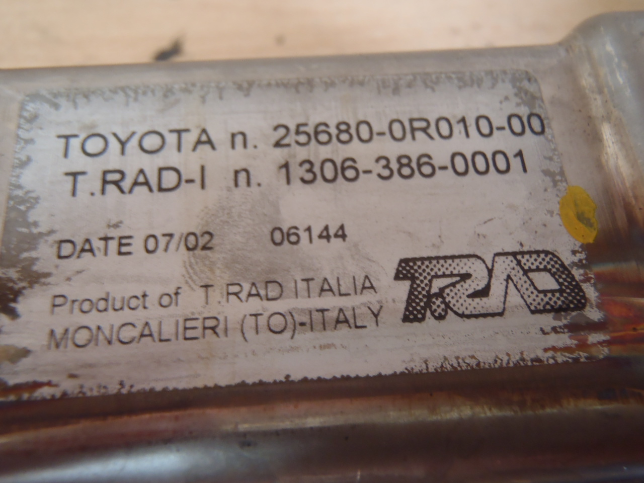 Chladič EGR 2.0 D4D 25680-0R010-00