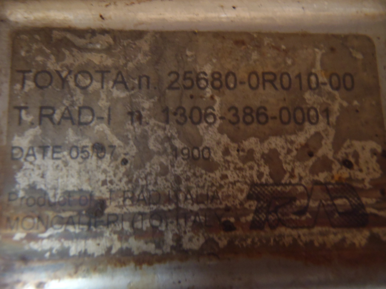 Chladič EGR 2.2 D4D 25680-0R010
