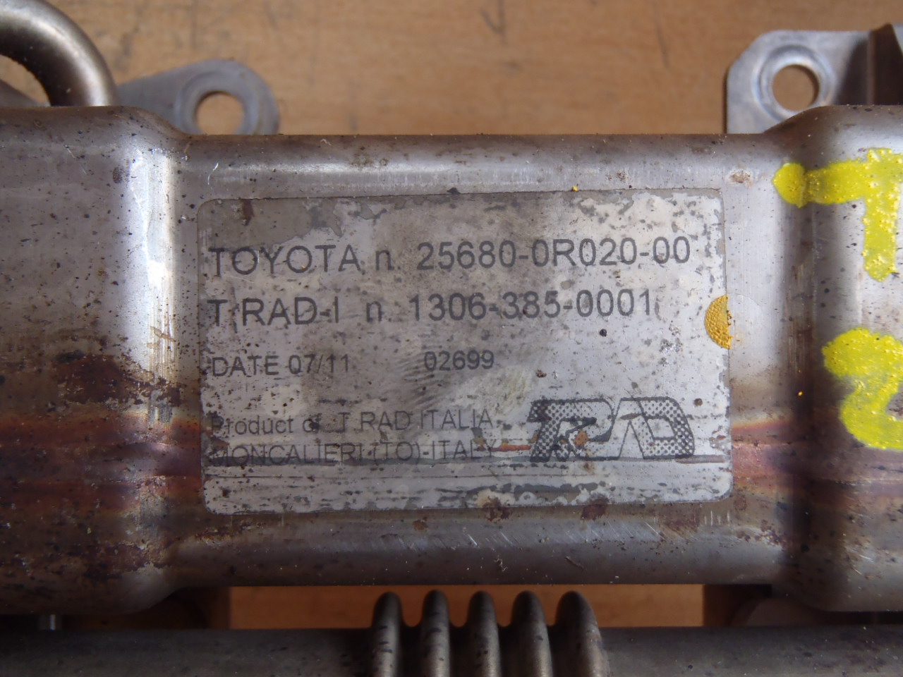 Chladič EGR 2.0 D4D 25680-0R020-00