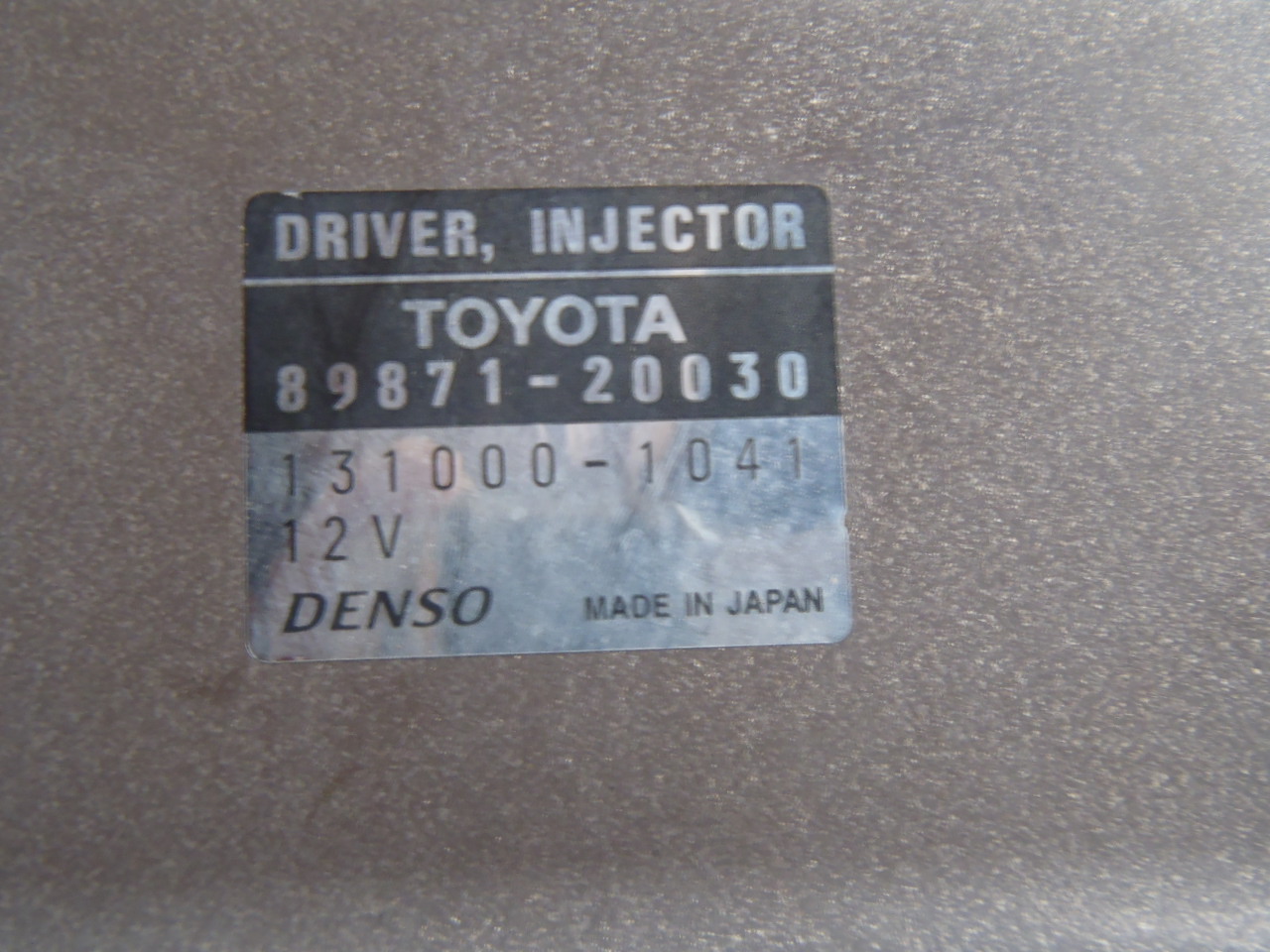 Driver injector 89871-20030