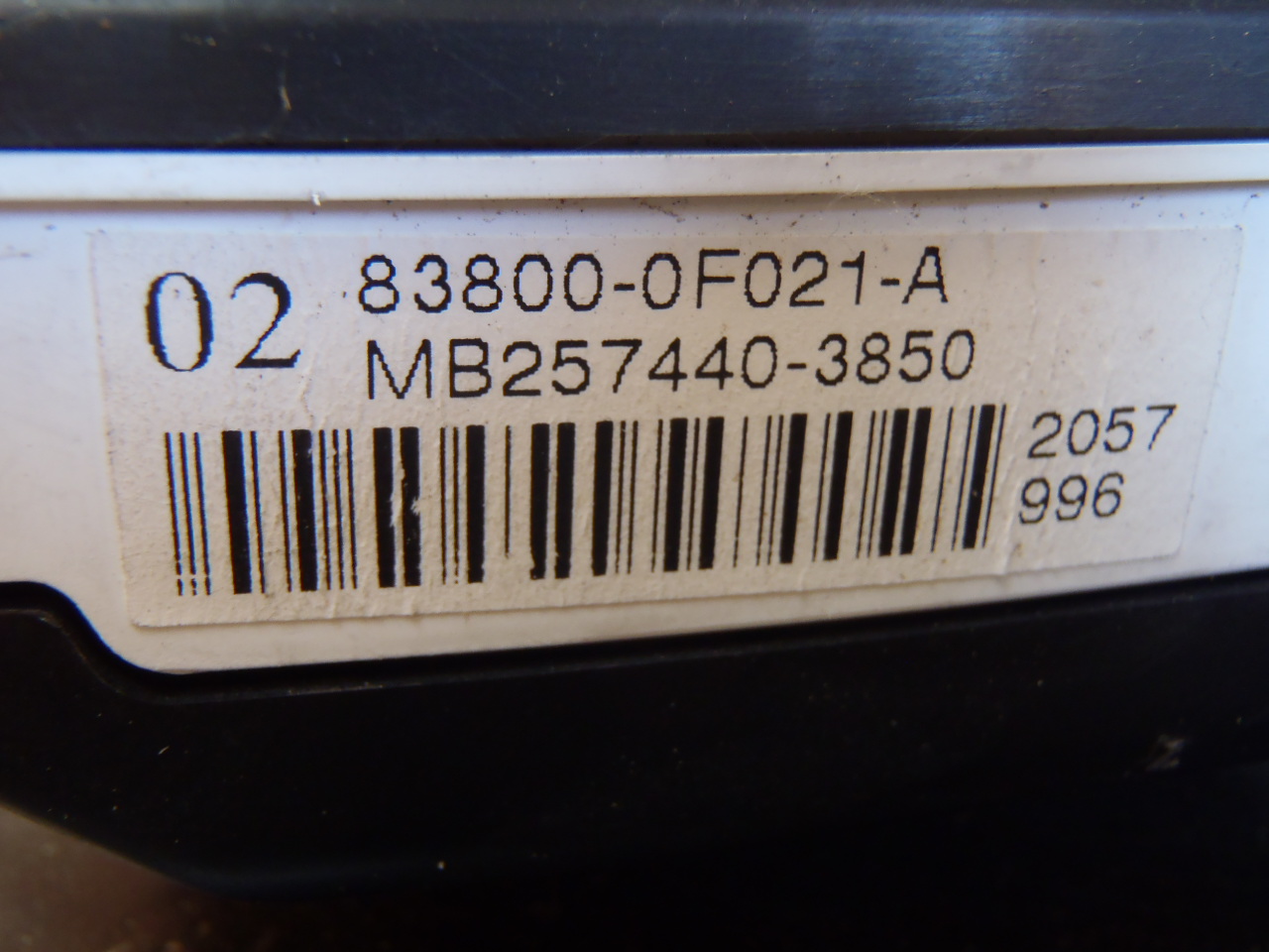 Budíky 1.6 VVT-i 83800-0F021-A