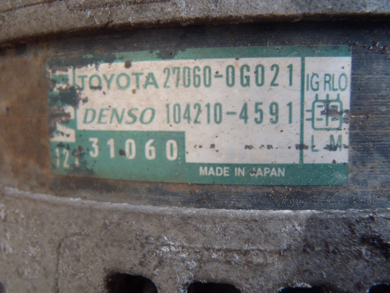 Alternátor 2.2D-Cat, 2.0 D4D 27060-0G021