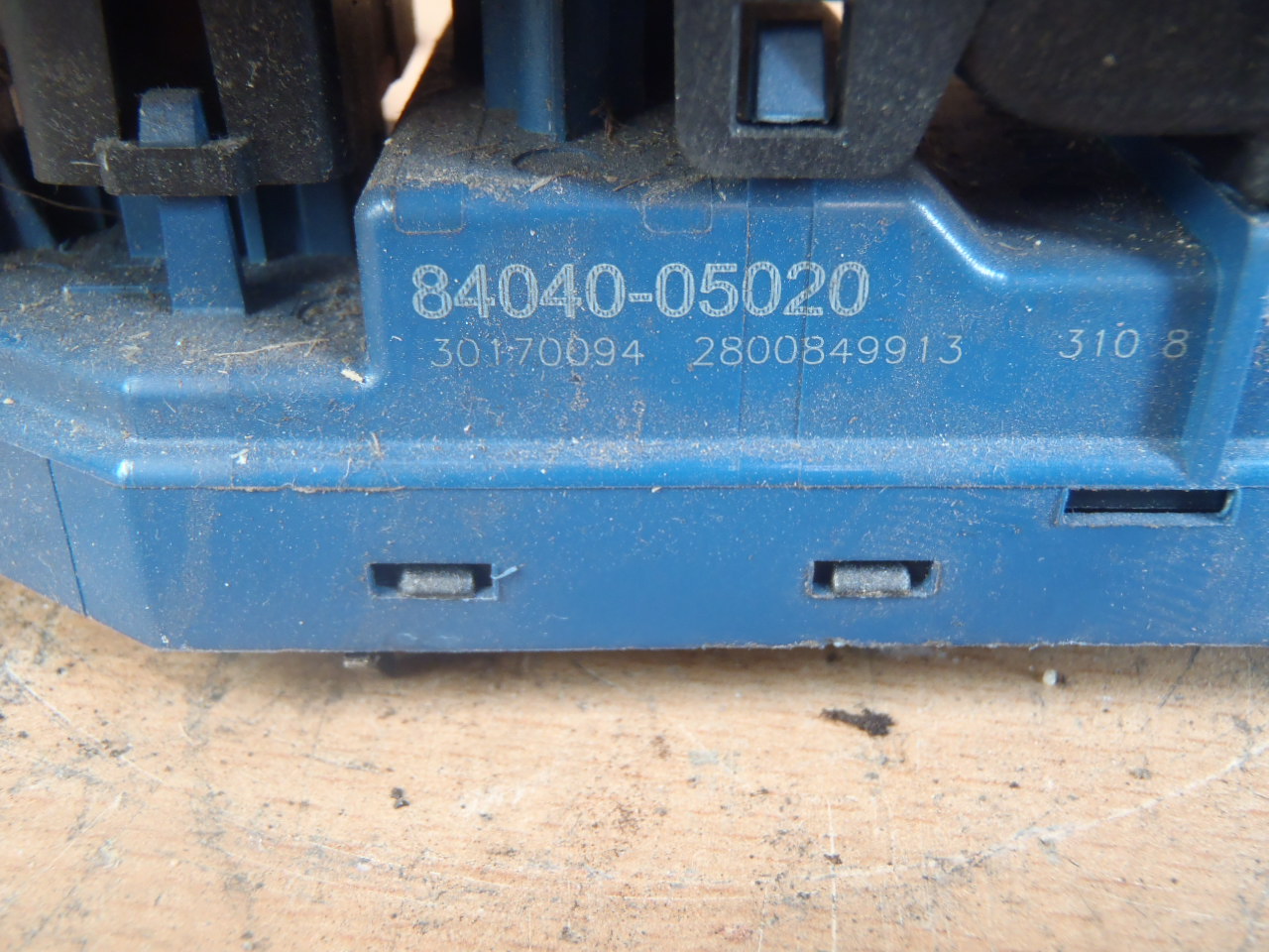 Ovládání oken řidič