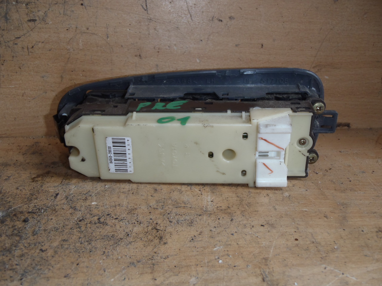 Ovládání oken řidič