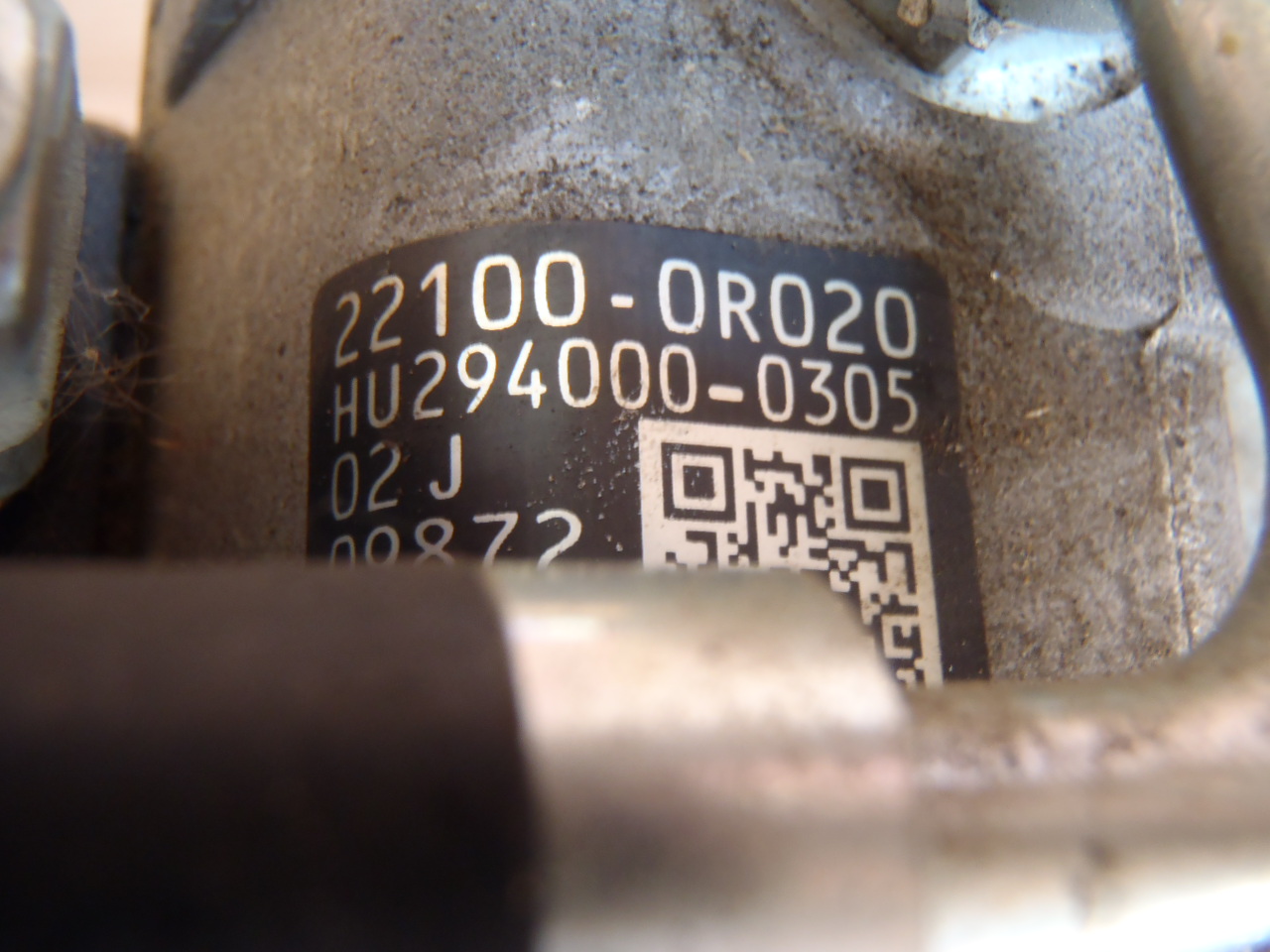 Vysokotlaké naftové čerpadlo 0R020