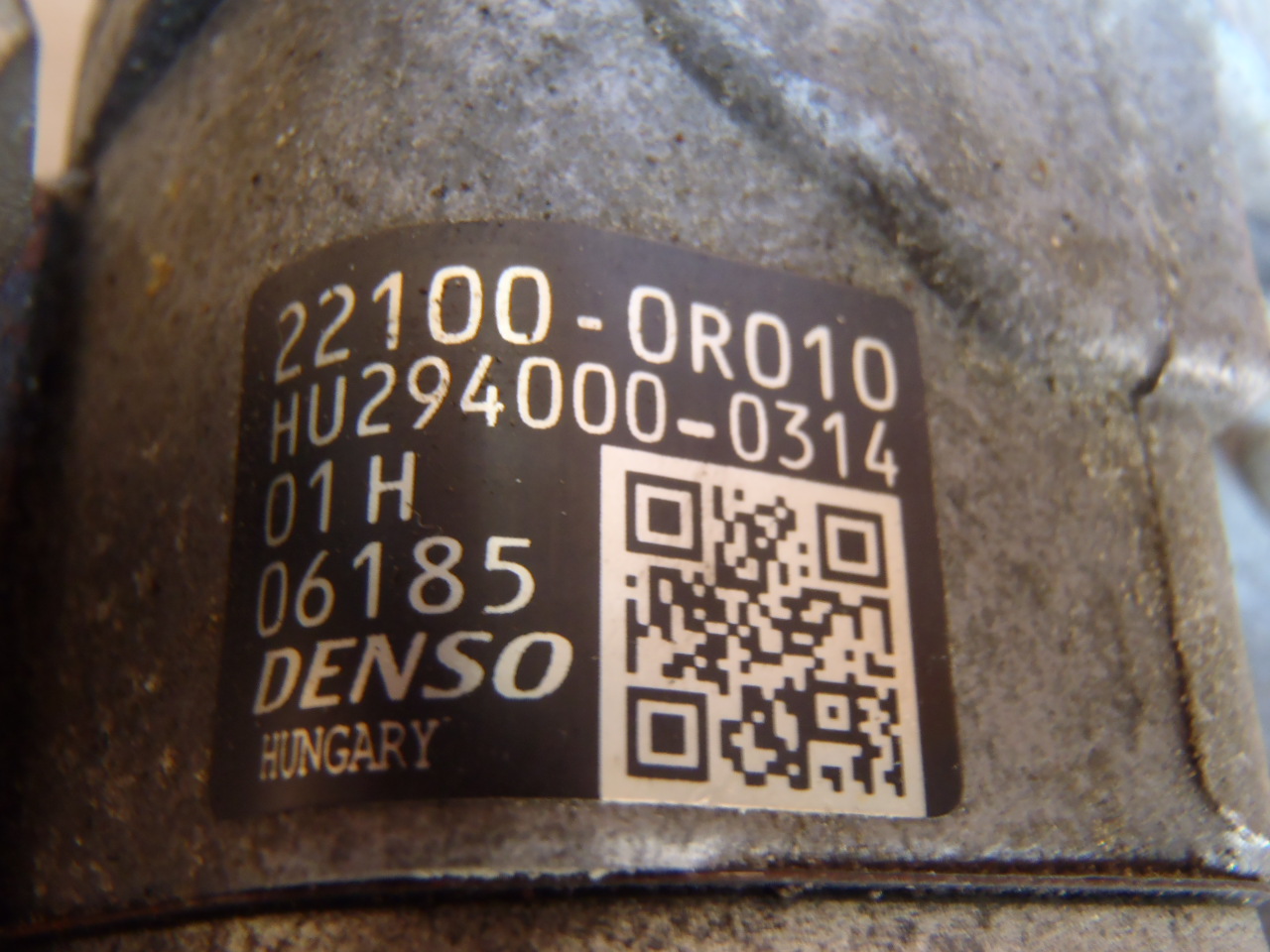 Vysokotlaké naftové čerpadlo 0R010