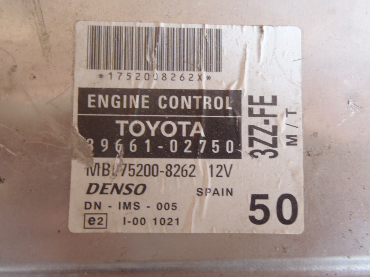 řídící jednotka 1.6 VVT-i 89661-02750