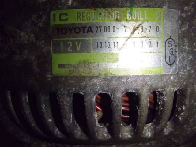 Alternátor Aygo 1.0 VVT-i