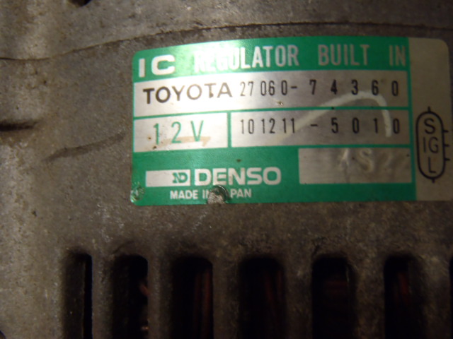 Alternátor RAV4 2.0 VVT-i