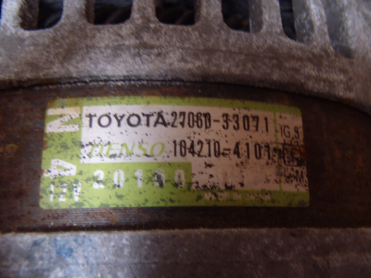 Alternátor 1.4 D4D 27060-33071
