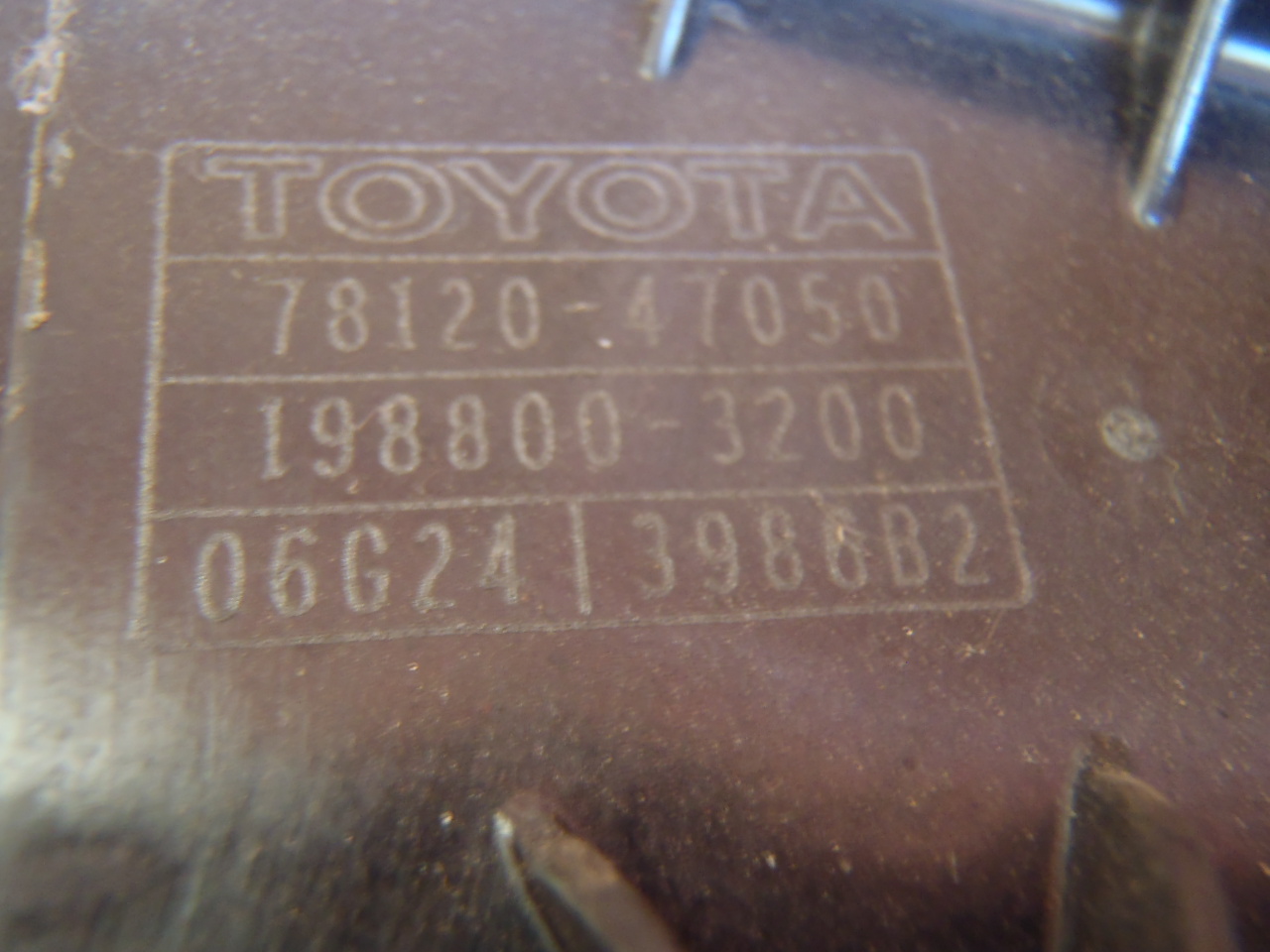 Pedál plynu 78120-47050