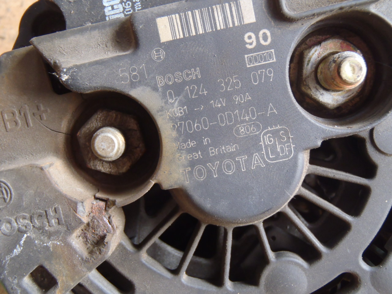 Alternátor 1.8 VVT-i 27060-0D140-A