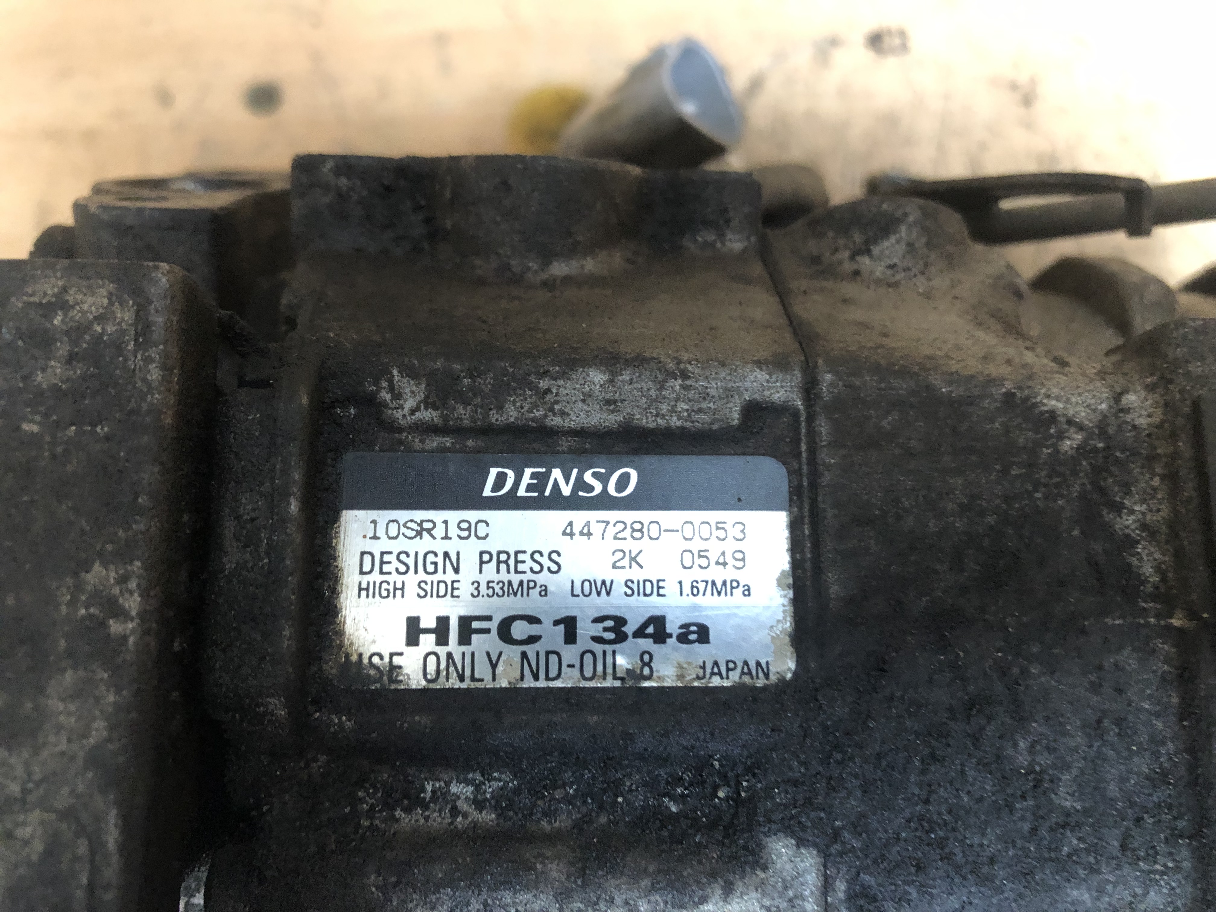 Klimakompresor 4.5 D4D 10SR19C 447280-0053