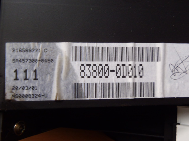 Přístrojová deska Toyota Yaris 