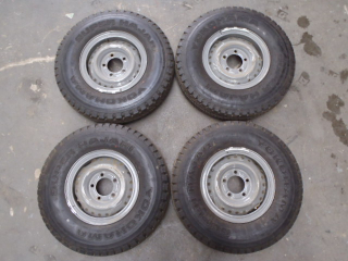 LC 70/75/78 Plechové disky + Pneu nové 7.50 R16C